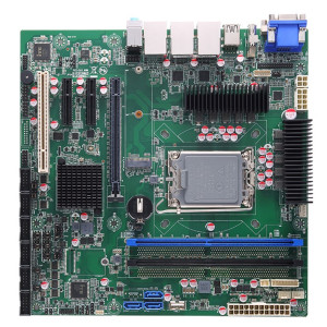 Axiomtek MMB541 Micro ATX Motherboard, 7th/6th Gen Intel Core i7/i5/i3, Pentium or Celeron Processor, H610 chipset, VGA, DP, & DVI-D, up to 64GB memory